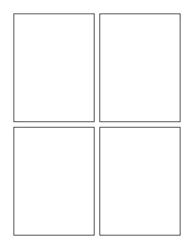 Open-frame layout: two by two grid.